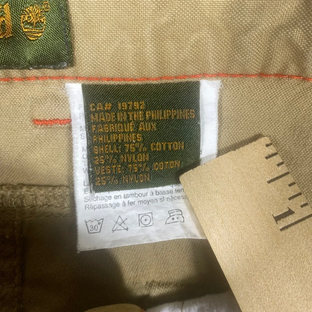 Timberland Mens 34*Tan Khaki Carpenter Utility Workwear Pants Y2K VTG Gorpcore